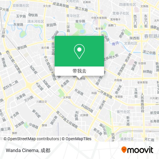 Wanda Cinema地图