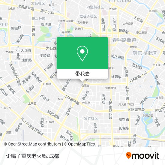 歪嘴子重庆老火锅地图