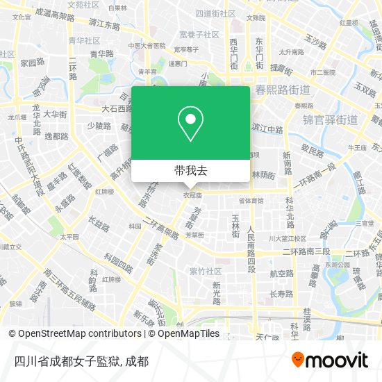 四川省成都女子監獄地图