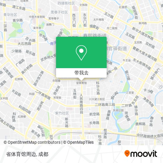 省体育馆周边地图