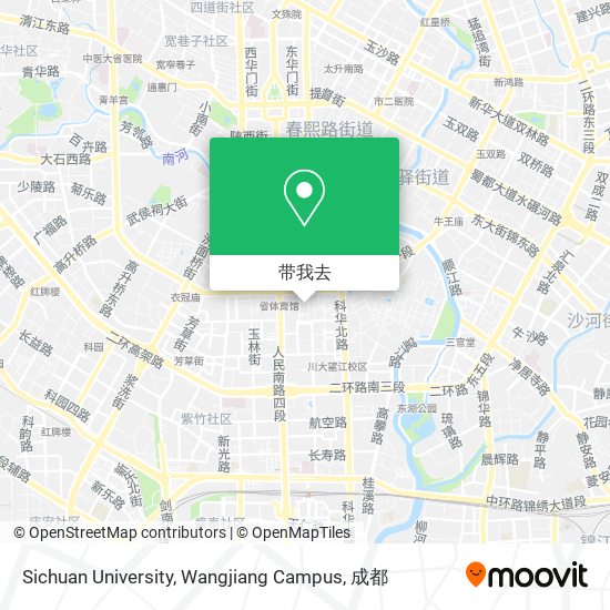 Sichuan University, Wangjiang Campus地图