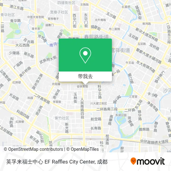 英孚来福士中心 EF Raffles City Center地图