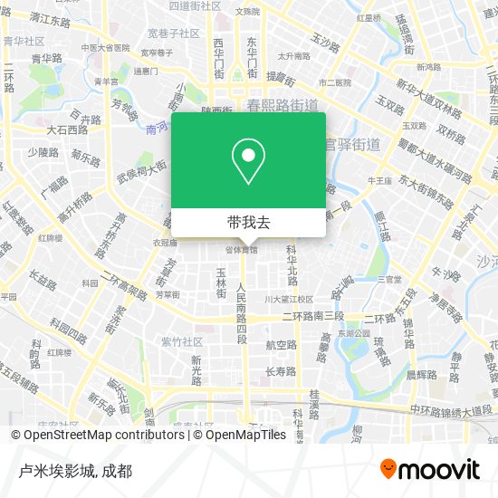 卢米埃影城地图