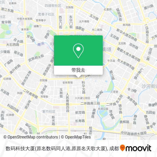 数码科技大厦(原名数码同人港,原原名天歌大厦)地图