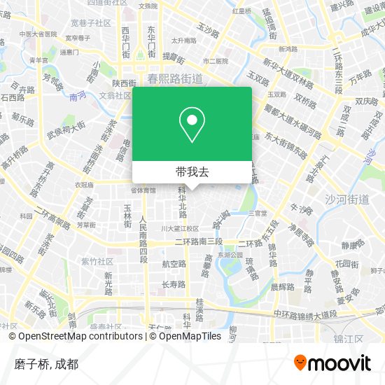 磨子桥地图