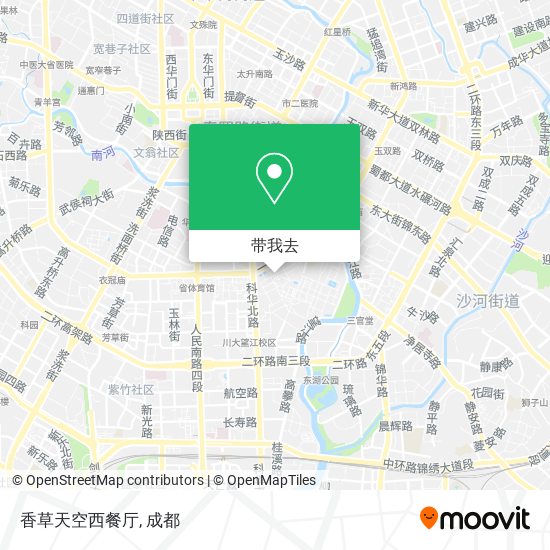 香草天空西餐厅地图