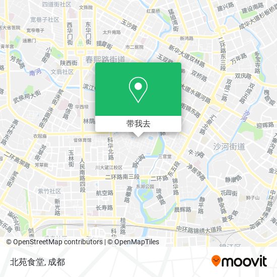北苑食堂地图