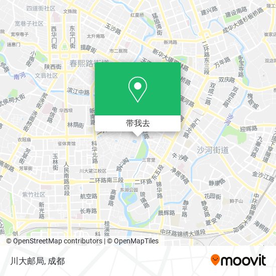 川大邮局地图