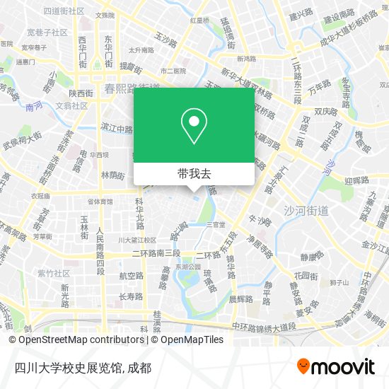 四川大学校史展览馆地图