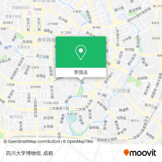 四川大学博物馆地图