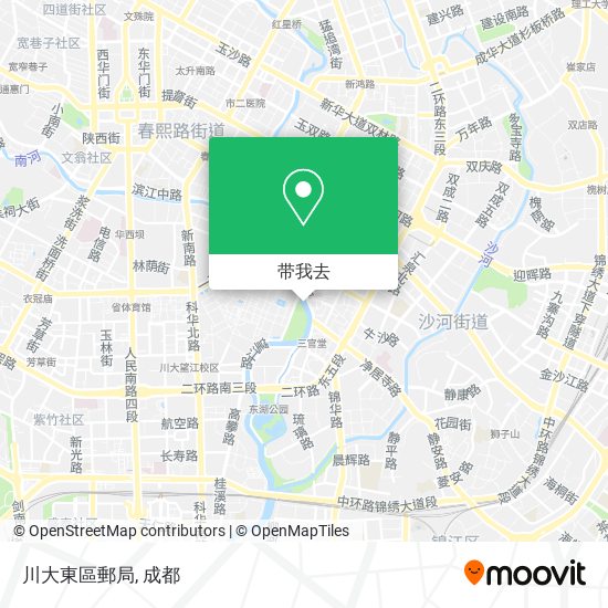 川大東區郵局地图