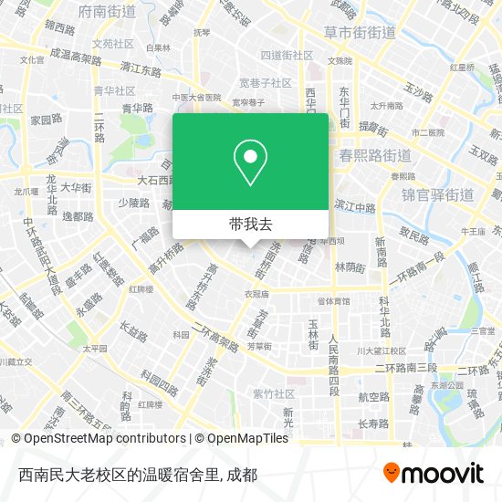 西南民大老校区的温暖宿舍里地图