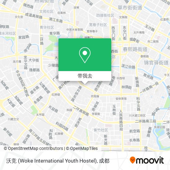 沃竞 (Woke International Youth Hostel)地图
