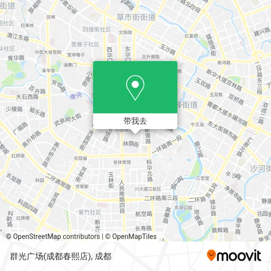 群光广场(成都春熙店)地图