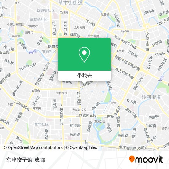 京津饺子馆地图