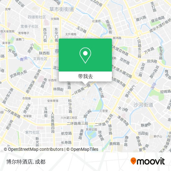 博尔特酒店地图