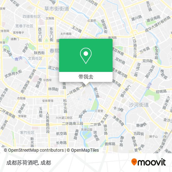 成都苏荷酒吧地图