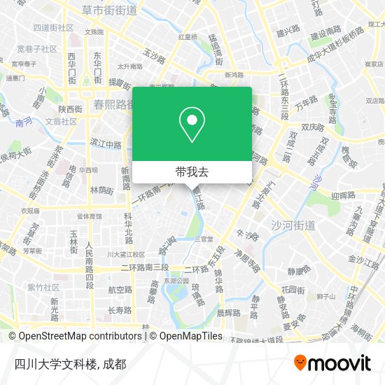 四川大学文科楼地图