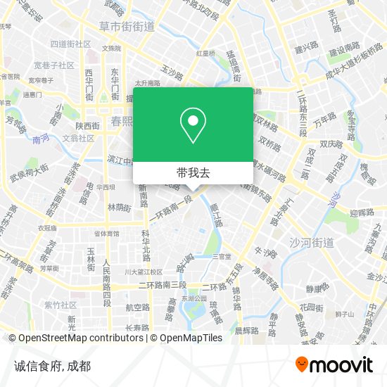 诚信食府地图