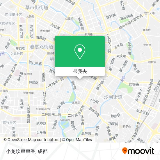 小龙坎串串香地图