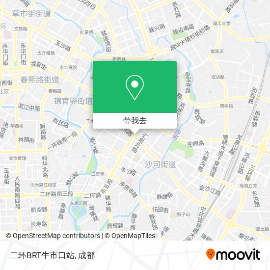 二环BRT牛市口站地图