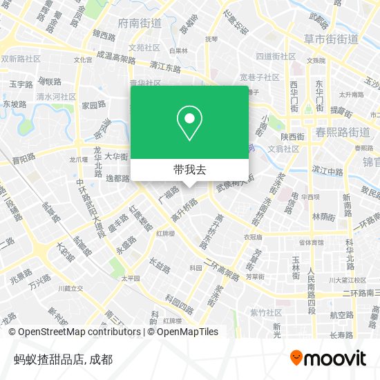 蚂蚁揸甜品店地图