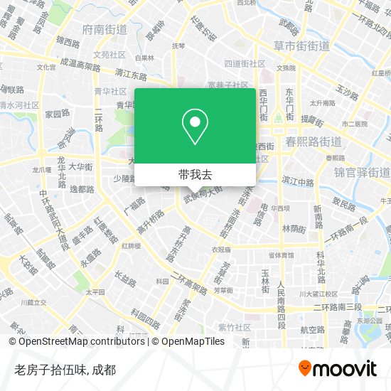 老房子拾伍味地图