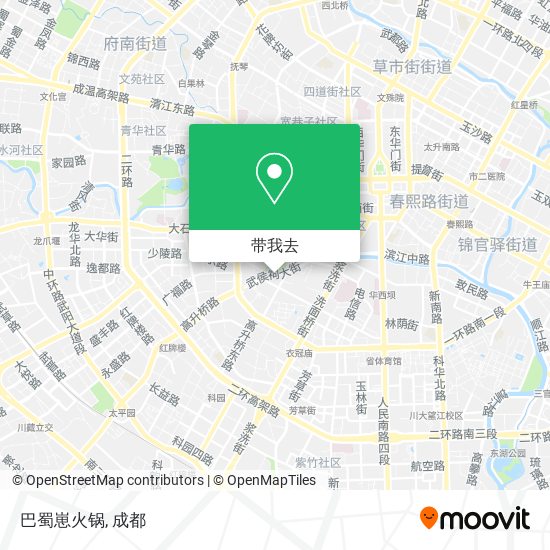 巴蜀崽火锅地图