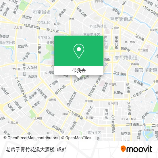 老房子青竹花溪大酒楼地图