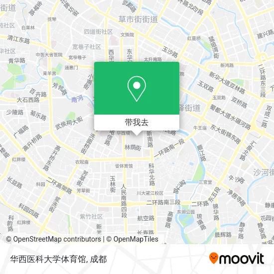 华西医科大学体育馆地图