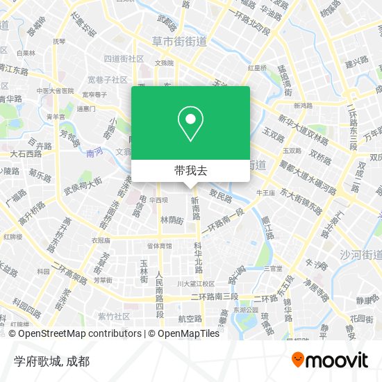 学府歌城地图