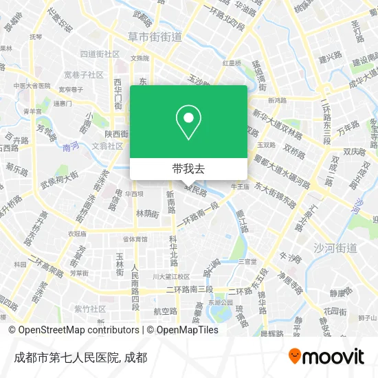 成都市第七人民医院地图