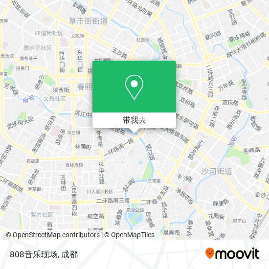 808音乐现场地图
