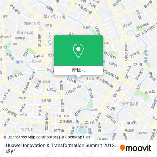 Huawei Innovation & Transformation Summit 2012地图