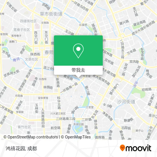 鸿禧花园地图
