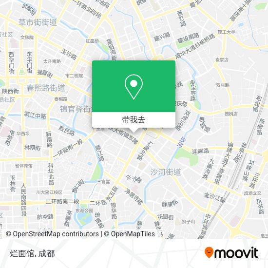 烂面馆地图