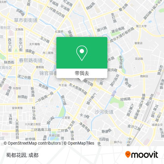 蜀都花园地图
