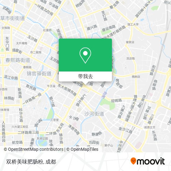 双桥美味肥肠粉地图