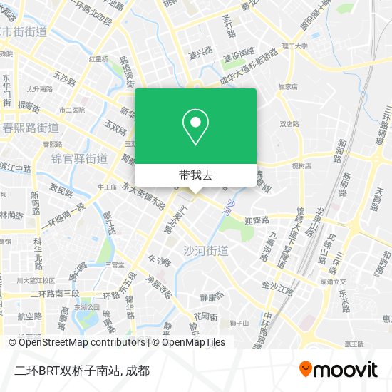 二环BRT双桥子南站地图
