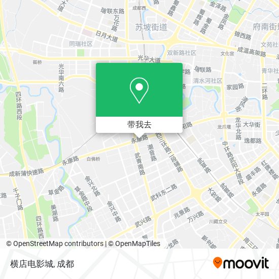 横店电影城地图