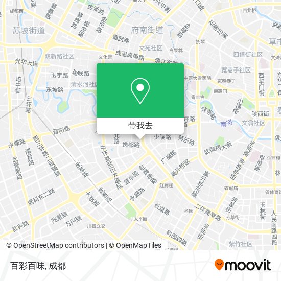 百彩百味地图