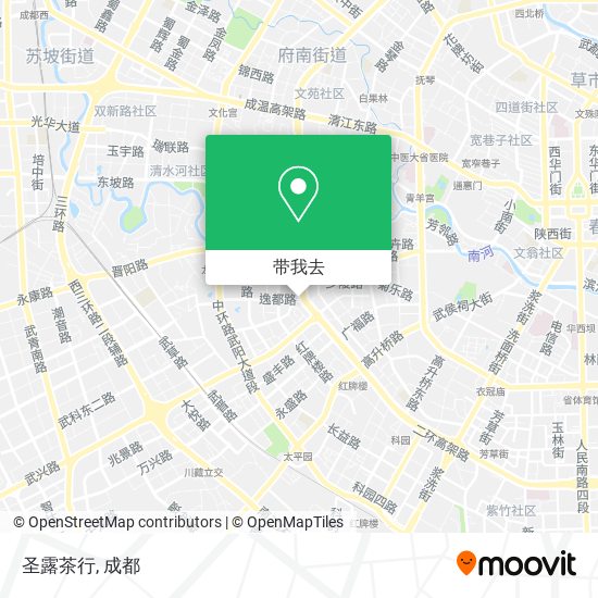 圣露茶行地图