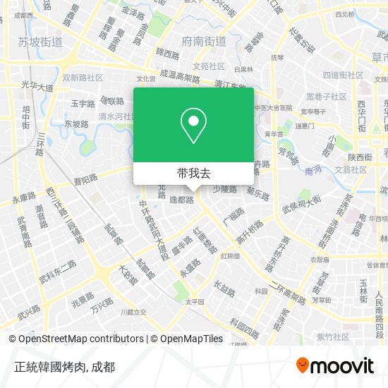 正統韓國烤肉地图