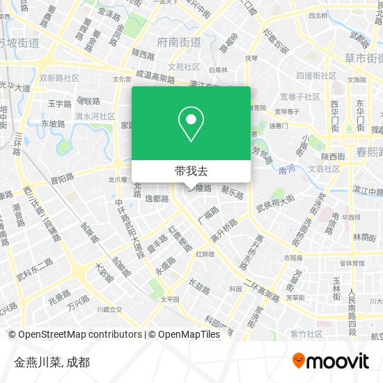 金燕川菜地图