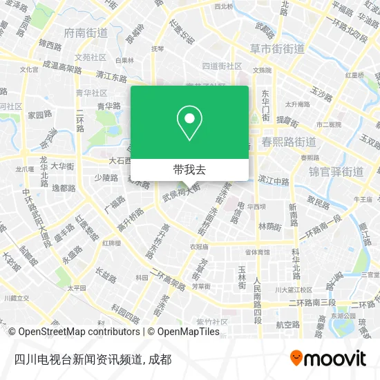 四川电视台新闻资讯频道地图