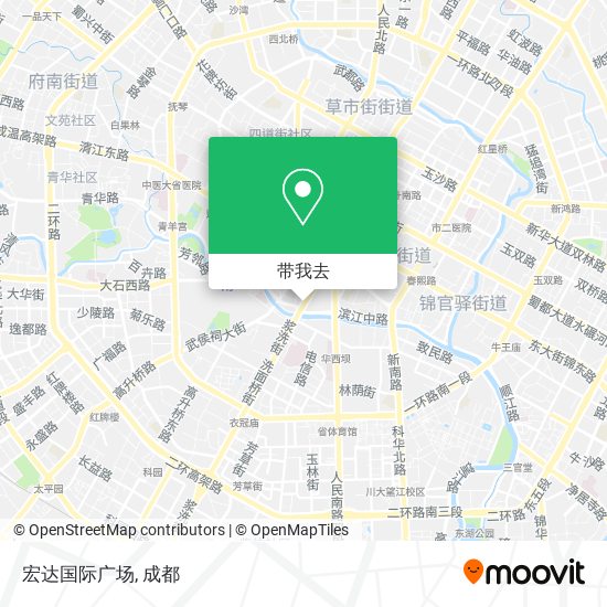 宏达国际广场地图