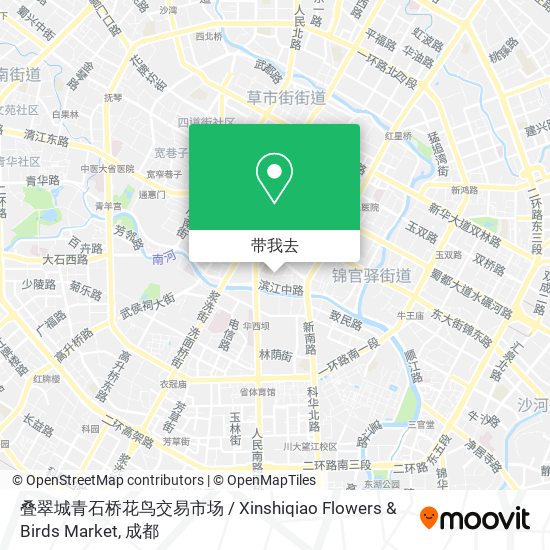 叠翠城青石桥花鸟交易市场 / Xinshiqiao Flowers & Birds Market地图