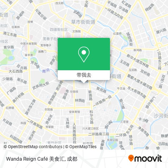 Wanda Reign Café 美食汇地图