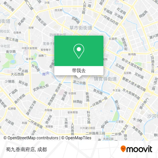 蜀九香南府店地图