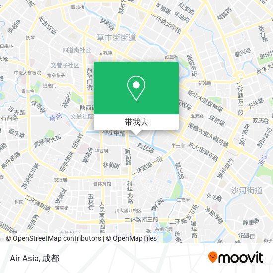Air Asia地图